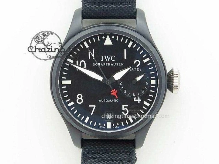 MIROTIME 0520 Pilot Chrono SS AZF 1:1 Best Edition Blue Dial on Brown Leather Strap A TimelessDesign 7060
